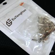 img 1 attached to Secure Your Pins With EuTengHao 30 Piece Gold Locking Pin Backs - 9Mmx5.5Mm Keepers review by Anthony Mangum