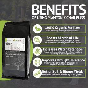 img 2 attached to Organic Fertilizer Supplement For Plant Growth | Char Bliss Premium Biochar Soil Enhancer (1 Cubic Foot)