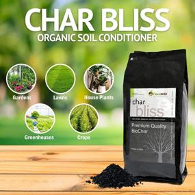 img 3 attached to Organic Fertilizer Supplement For Plant Growth | Char Bliss Premium Biochar Soil Enhancer (1 Cubic Foot)