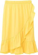 dotdog tiered ruffle skirts waistband girls' clothing : skirts & skorts logo