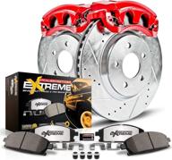 🔥 enhance truck performance with power stop kc1970-36 z36 front caliper kit: drilled/slotted rotors, carbon-fiber ceramic pads & calipers логотип