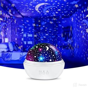 img 2 attached to DCAUT Star Projector Night Light for Kids, 360° Rotating Projector Lamp with Ocean World & Starry Theme, 16 Colors Mode | Gifts for 2-12 Year Old Girls and Boys | Ideal for Nursery, Bedroom