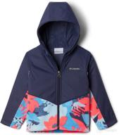 👧 steens mountain overlay hoodie for girls by columbia: stylish comfort for outdoor adventures logo