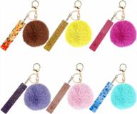 women/girl credit card keychain with hairball clip for long nails - buufan acrylic atm card puller keychain logo