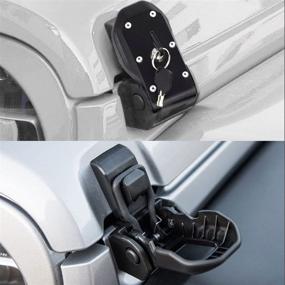 img 2 attached to YeSeHow Hood Latch Kit: Anti-Theft Hood Lock for Jeep Wrangler JL/Gladiator JT - 2018-2021 Compatible