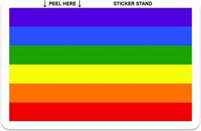 img 1 attached to PRIDE Rainbow Bumper Sticker Decal