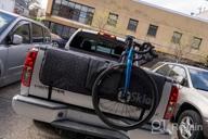 img 1 attached to Safely Transport Up To 5 Mountain Bikes With Sklon Tailgate Bike Pad And Anti-Theft Locking System For Full And Mid-Size Pickup Trucks - Black Honeycomb (Small-Mid-Size Pickup Models) review by Matt Lewis