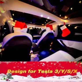 img 2 attached to Рождественские аксессуары для сидений Tesla 3D 125