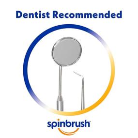 img 1 attached to 🦷 HAMMER Spinbrush Powered Toothbrush Medium: Superior Cleaning for a Whiter, Brighter Smile!