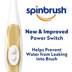 img 2 attached to 🦷 HAMMER Spinbrush Powered Toothbrush Medium: Superior Cleaning for a Whiter, Brighter Smile!