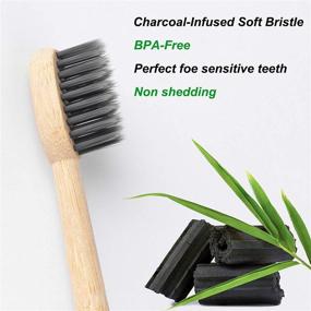 img 3 attached to 🌿 Eco-friendly Biodegradable Toothbrushes with Charcoal Infusion