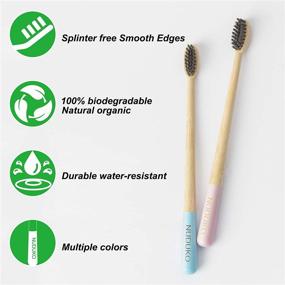 img 2 attached to 🌿 Eco-friendly Biodegradable Toothbrushes with Charcoal Infusion