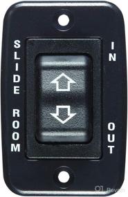 img 1 attached to 🔌 RV Designer Slide In/Out Contoured Switch, 20 Amp Continuous, 40 Amp Peak, Black, DC Electrical, 2.3 Inch