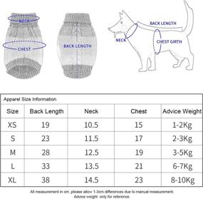 img 1 attached to 🐶 Lawkul Dog Sweaters: Stylish Winter Clothes for Small Dogs and Cats - Rainbow Pug Outfit, Warm Knit Chilly Cable Pullover Sweater for Your Pet