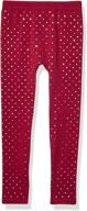 👧 girls' clothing: childrens place raspberry leggings with beautiful prints logo