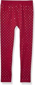 img 3 attached to 👧 Girls' Clothing: Childrens Place Raspberry Leggings with Beautiful Prints