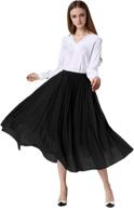 afibi vintage formal pleated x large women's clothing ~ skirts logo