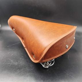 img 1 attached to Comfortable Brown CDHPOWER Bicycle Cycling Saddle/Folding Bike Seat - Improved SEO Optimization