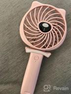 img 1 attached to Stay Cool On-The-Go: TriPole Mini Handheld Fan With USB Rechargeable Battery, Adjustable Speeds, And Foldable Design review by Shah Bell