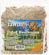 🦗 dried mealworms: 100% natural non-gmo high protein mealworms for chickens - bulk treats for wild birds, chicken feed, hamsters, geckos, turtles, and lizards logo