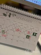 img 1 attached to 2023 Small Desk Calendar With Stickers - October 2022 To June 2024 - 6" X 8" Flip Desktop Organizer For Easy Organization - Beautiful Greenery Design review by James Prizgint