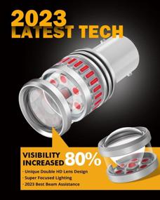 img 3 attached to Upgrade Your Car Lights With Auxbeam 1157 LED Bulbs For 400% Brighter Brake And Tail Lights
