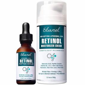 img 4 attached to Bundle Of Ebanel Retinol Moisturizer And Serum With 2.5% Strength For Enhanced Results