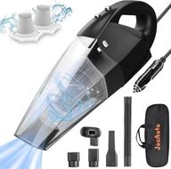 jocauto car vacuum cleaner – powerful 7000pa suction, corded handheld vac for wet and dry use with washable hepa filters – black логотип