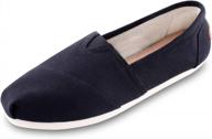 stylish and comfortable women's canvas slip-on sneakers - perfect for daily wear! logo