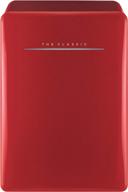 2.8 cu. ft retro compact refrigerator - winia wfr028rcnr in red logo