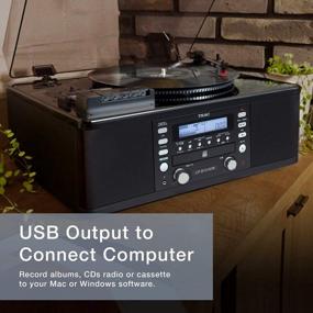 img 3 attached to Teac LPR660USBPB: Convert Your LP & Cassette To CD With USB Home Theater Receiver, Black