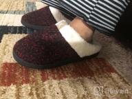 img 1 attached to Vepose Women's Cozy Slippers: Memory Foam, Faux Fur Lined, Non-Slip Indoor/Outdoor Shoes review by Rocco Guale