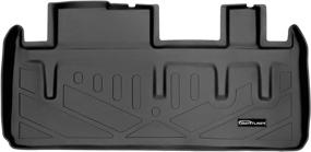 img 4 attached to 🚗 MAXLINER All-Weather Cargo Liner Floor Mat Behind 3rd Row Black - 2011-2018 Toyota Sienna (No Power Folding 3rd Row Seats)