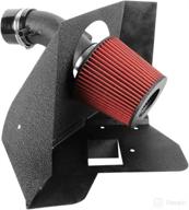 🚗 dna motoring dnamotoring aip-2-hs-tvez07-bkbk aluminum cold air intake system with heat shield for 07-11 camry venza v6: enhance performance & efficiency логотип