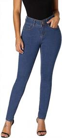 img 3 attached to Roswear Womens High Waisted Skinny Stretch Butt Lifting Jeans