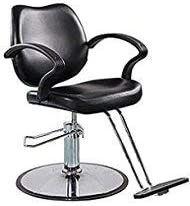 img 1 attached to Ultimate Comfort and Style: FlagBeauty Black Hydraulic Barber Styling Chair for Hair Beauty Salon Equipment