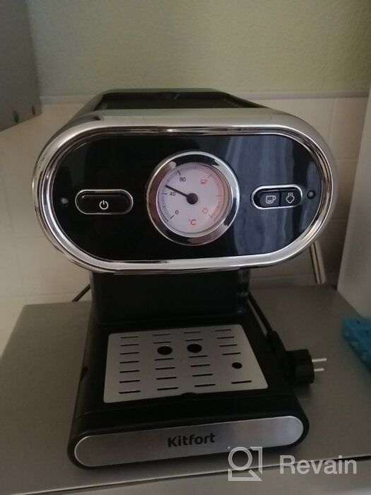 img 2 attached to Rozhkovy coffee maker Kitfort KT-702, black review by Agata Kusiciel ᠌