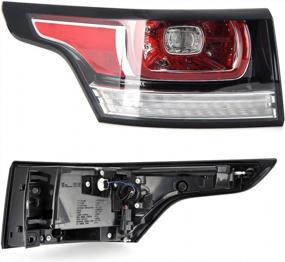 img 1 attached to Left Driver Side Tail Light Lamp Compatible With Range Rover Sport L494 2014-2017