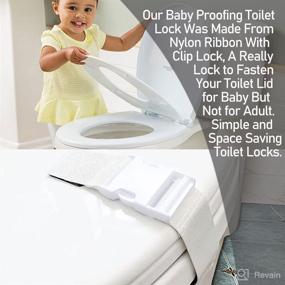 img 2 attached to 🚽 Childproof Toilet Locks: Secure Safety for Babies and Toddlers [2 Packs]