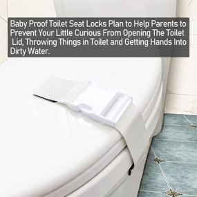 img 3 attached to 🚽 Childproof Toilet Locks: Secure Safety for Babies and Toddlers [2 Packs]