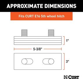 img 3 attached to Curt 16991 E16 Wheel Wedge