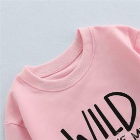 img 3 attached to Toddler Crewneck Sweatshirt Oversized Pullover Apparel & Accessories Baby Boys ... Clothing