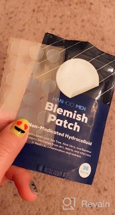 img 1 attached to HANHOO Blemish Patches For Acne Pimples, Razor Cuts & Bug Bites - Hydrocolloid Spot Treatment With Tea Tree, Aloe & Bamboo - Cruelty-Free And Vegan (36 Patch Count) review by Josh Fox