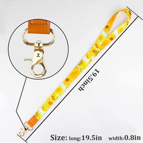 img 1 attached to Cool Neck Lanyard For Men & Women - Stylish Lanyard For ID Badge Holder, Wallet, And Keys (Color E)