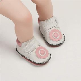 img 3 attached to BEBARFER Crawling Slippers Moccasins Pre Walkers Boys' Shoes ~ Slippers