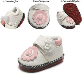 img 1 attached to BEBARFER Crawling Slippers Moccasins Pre Walkers Boys' Shoes ~ Slippers