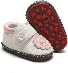 img 2 attached to BEBARFER Crawling Slippers Moccasins Pre Walkers Boys' Shoes ~ Slippers