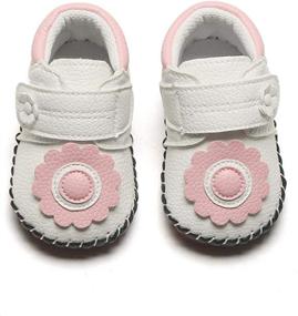 img 4 attached to BEBARFER Crawling Slippers Moccasins Pre Walkers Boys' Shoes ~ Slippers