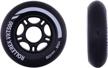 ripstik vxt500 wheels (2-pack) 80mm - compatible with ripstiks, inline skates & roller blades (multiple color options available) logo