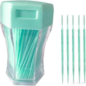 img 4 attached to ARTIBETTER 200Pcs Interdental Toothpicks Portable